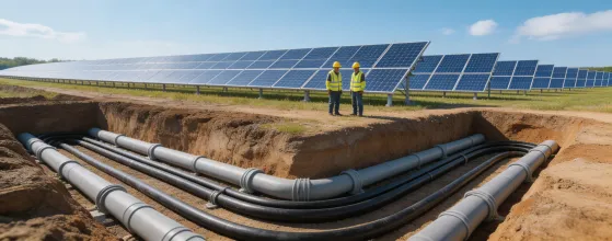 Renewable energy cable management