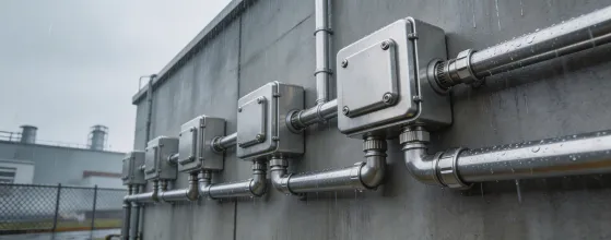 Outdoor cable management weatherproof