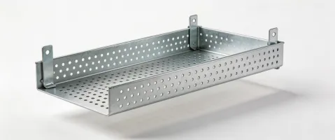 Perforated cable tray