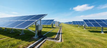 Renewable energy cable tray