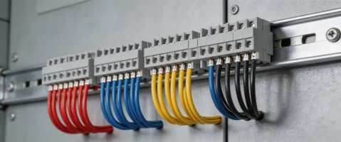 Terminal block wiring system