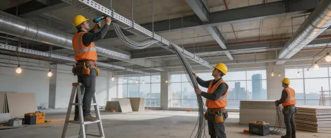 Commercial building construction